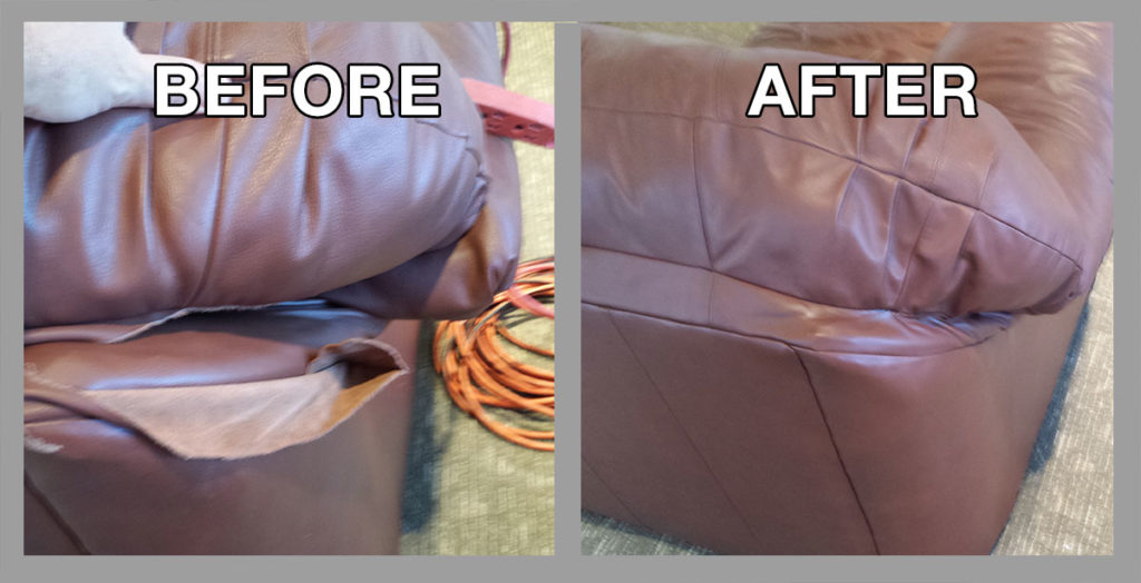 Leather Couch Repair, Austin Texas by Premier Leather Restoration